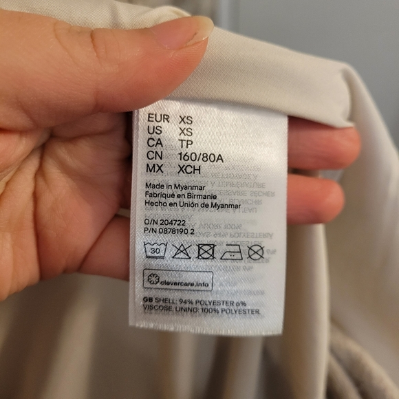 H&M felted shirt jacket - size XS - Picture 4 of 4